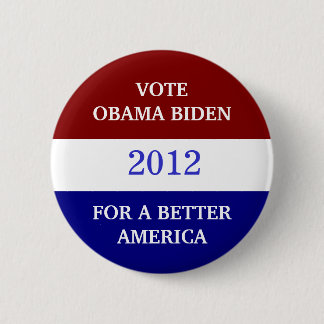Knopf OBAMA BIDEN 2012 Button