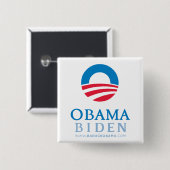Knopf Obama-Biden Button (Vorne & Hinten)
