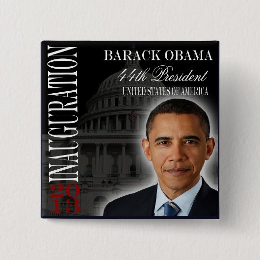 Knopf Obama-Einweihungs-2013 Button (Vorderseite)