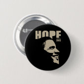 Knopf Obama-Hoffnungs-2012 Button (Vorne & Hinten)