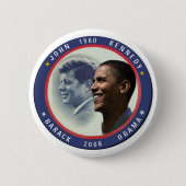 Knopf Obama JFK Button (Vorderseite)