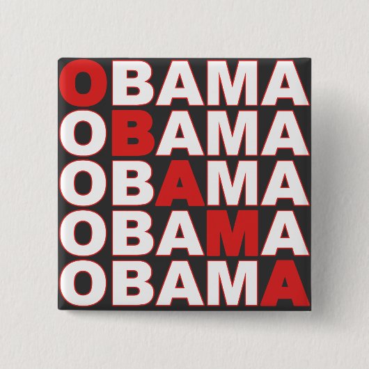 Knopf Obama Obama Button (Vorderseite)
