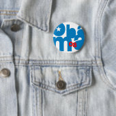 Knopf Obama-Quadrats 08 Button (Beispiel)