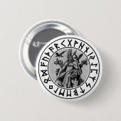 Knopf Odin Schild Button (Vorne & Hinten)