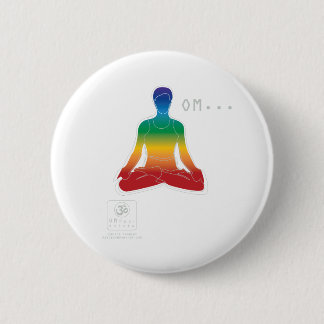 Knopf OMs Lotus Chakras Button
