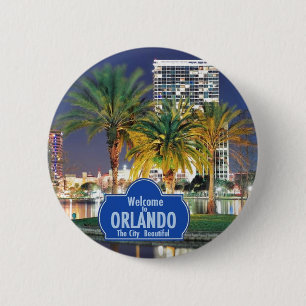 Knopf Orlandos Florida Button