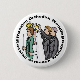 Knopf: Orthodoxe Hochzeit Button