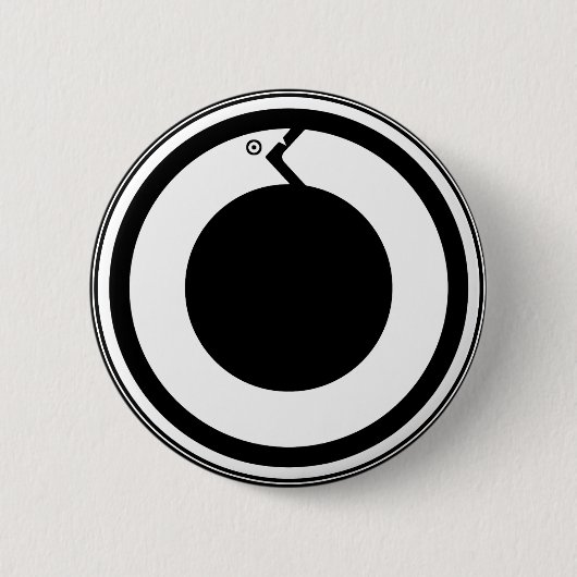 Knopf Ouroboros Button (Vorderseite)