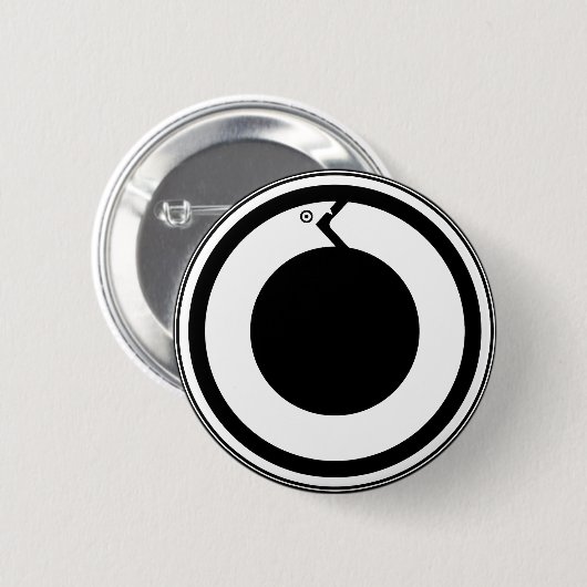 Knopf Ouroboros Button (Vorne & Hinten)