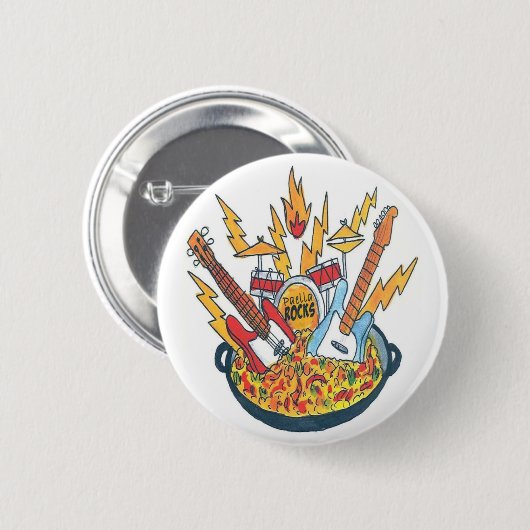Knopf Paella Rocks Button (Vorne & Hinten)