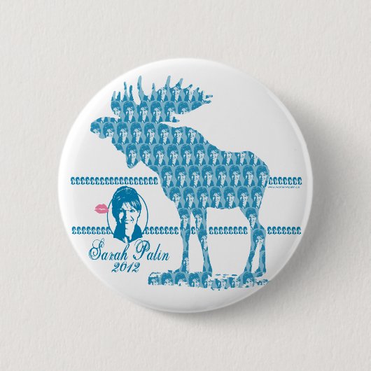 Knopf Palin Elch-2012 Button (Vorderseite)