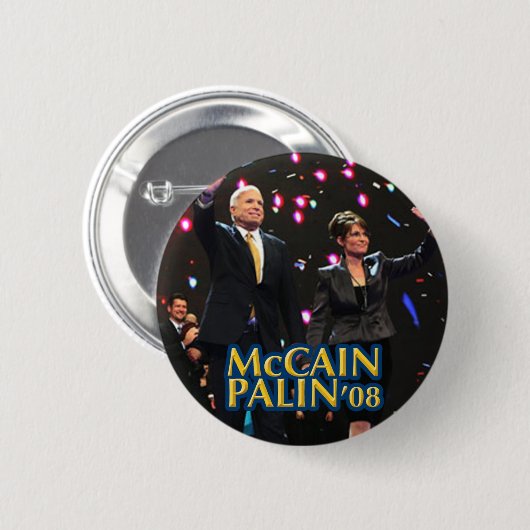 Knopf Palin McCain Button (Vorne & Hinten)
