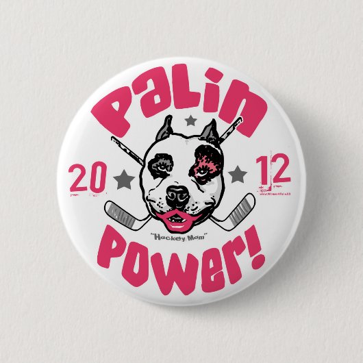 Knopf Palin Power-Gruben-Stiers 2012 Button (Vorderseite)