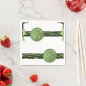 Knopf PapierNapkins Serviette (Beispiel)