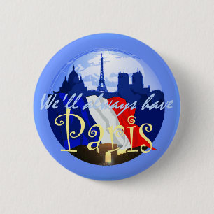 Knopf PARIS Frankreich Button
