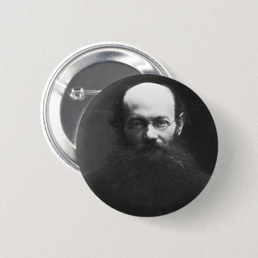 Knopf Peter Kropotkin Button (Vorne & Hinten)