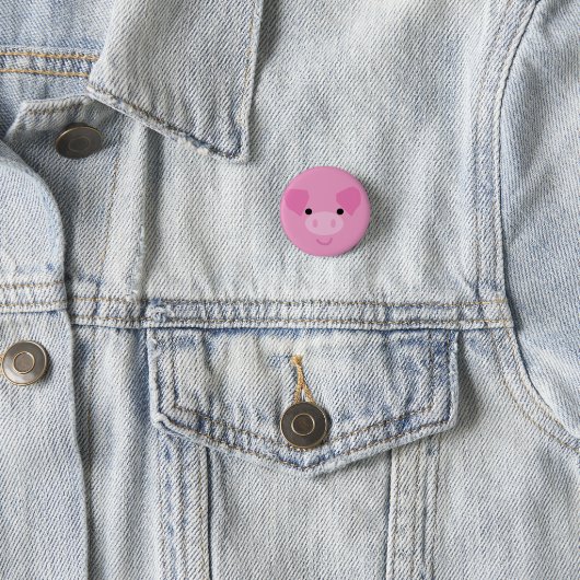 Knopf Pink Piggy Button (Beispiel)