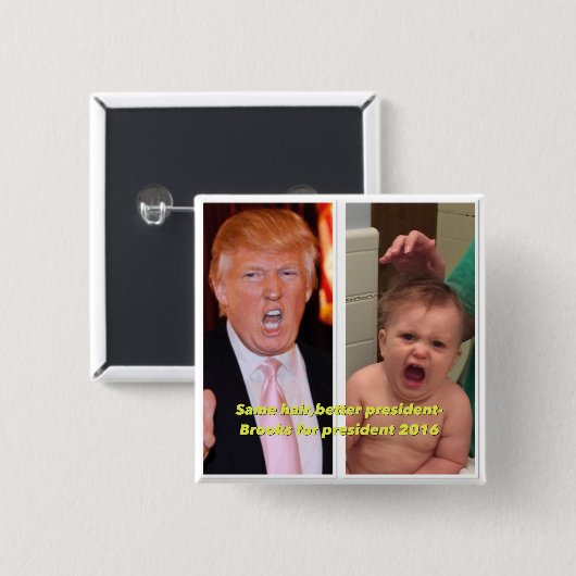 Knopf Präsidenten 2016 Button (Vorne & Hinten)