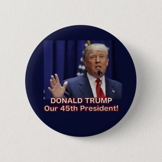 Knopf Präsidenten-Donald Trump Button (Vorderseite)