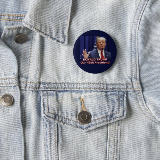 Knopf Präsidenten-Donald Trump Button (Beispiel)
