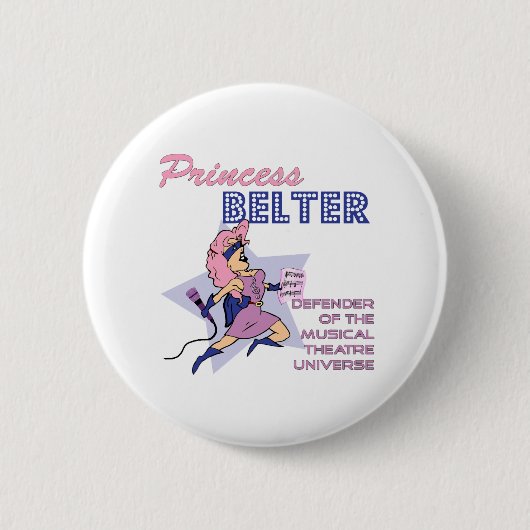 Knopf Prinzessin-Belter (Lite-Haut) Button (Vorderseite)