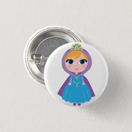 Knopf Prinzessin-Dakota Button (Vorne & Hinten)