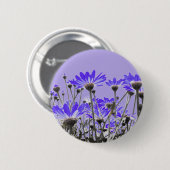Knopf Purple Flowers Button (Vorne & Hinten)