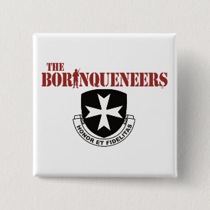 Knopf - quadratisches Borinqueneers Button