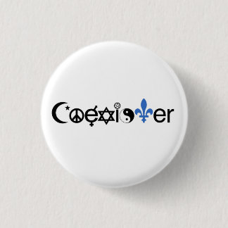 Knopf Quebecs Coexister Button