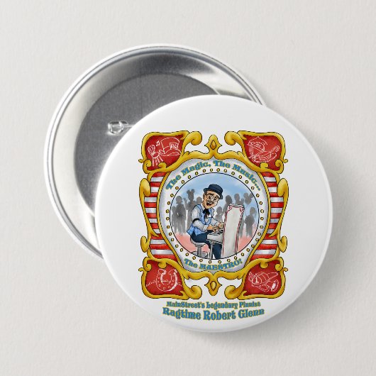 Knopf Ragtime-Roberts MainStreet Button (Vorne & Hinten)
