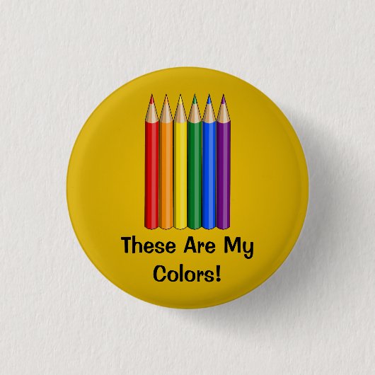 Knopf "Rainbow Pride" Button (Vorderseite)