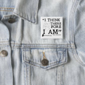 Knopf Rene Descartes Cogito Button (Beispiel)