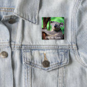 Knopf-Retten Sie den Koala-Bären Button (Beispiel)