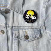 Knopf - RiceBall Samurai GEGEN Skelett Button (Beispiel)