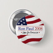Knopf Ron Pauls 2008 Button (Vorne & Hinten)