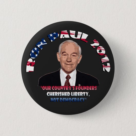 Knopf Ron Pauls 2012 CLND Button (Vorderseite)