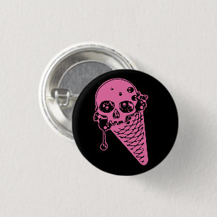 Knopf "Rosa Böse" Button