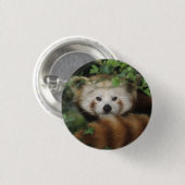 Knopf - roter Panda Button (Vorne & Hinten)