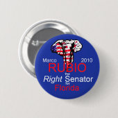 Knopf RUBIO-Senats-2010 Button (Vorne & Hinten)