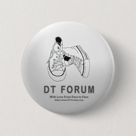 Knopf rundes Papierlösekorotron-Forum-Logo Button (Vorderseite)