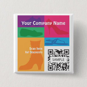 Knopf-Schablonen-Mode-Schuhe Button