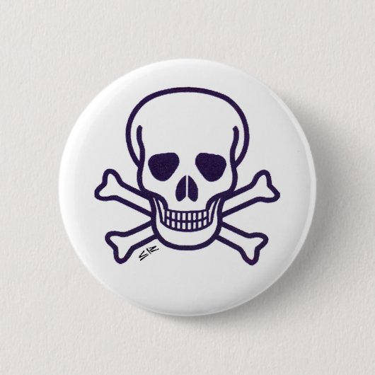 Knopf "Schädel" Button (Vorderseite)