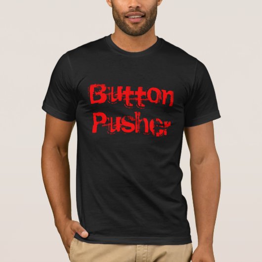 Knopf-Schieber-T - Shirt (Vorderseite)