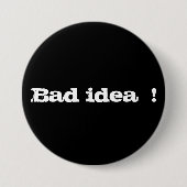 Knopf Schwarz-Minimal Button (Vorderseite)