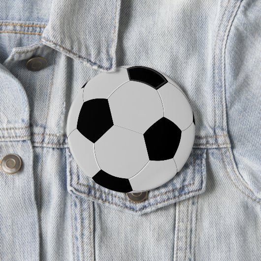 Knopf Schwarz-Weiß-Ball Button (Beispiel)