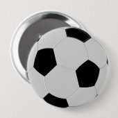 Knopf Schwarz-Weiß-Ball Button (Vorne & Hinten)
