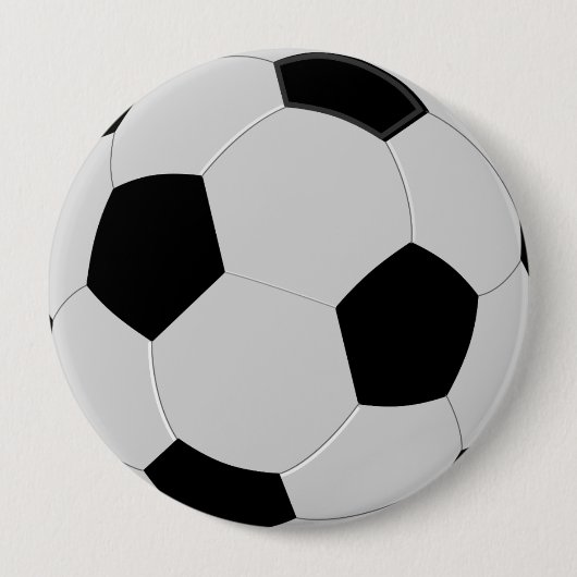 Knopf Schwarz-Weiß-Ball Button (Vorderseite)