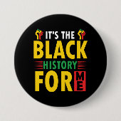 Knopf "Schwarze Geschichte Monat Feier" Button (Vorderseite)