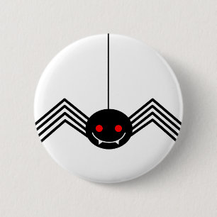 Knopf Schwarzer Spider Button