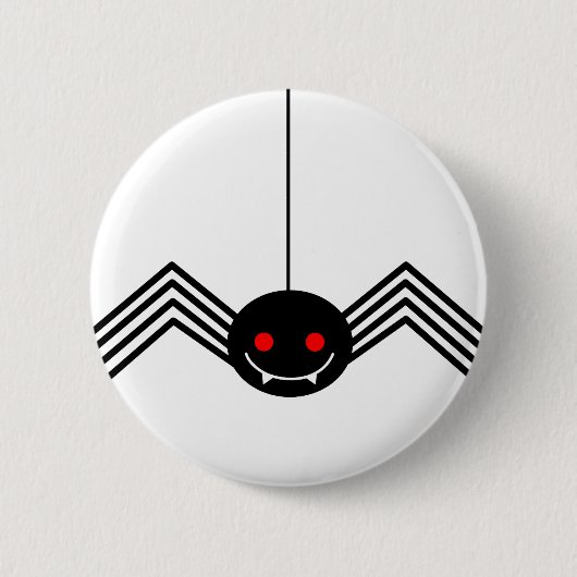 Knopf Schwarzer Spider Button (Vorderseite)